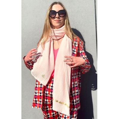 FOULARD EN GAZE DE COTON SHANNA PRINTEMPS 2025