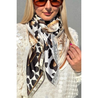 FOULARD EN SOIE  SHANNA PRINTEMPS 2025