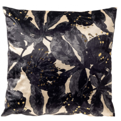 COUSSIN - MOSI 45X45CM NOIR/DORE