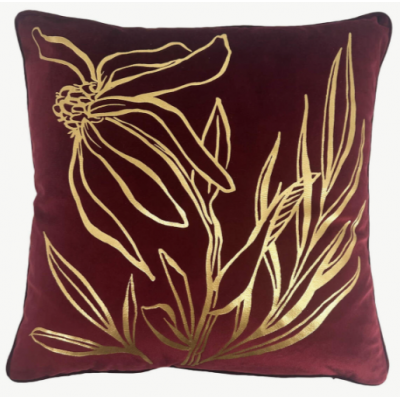 COUSSIN - LONNEKE 45X45CM POMEGRANATE