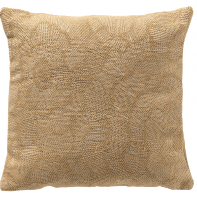 COUSSIN - DAISY 45X45CM - IRISH CREAM- BROWN