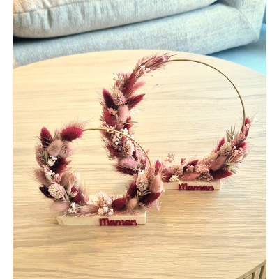 CERCLE FLEURS SECHEES MEDIUM - MAMAN