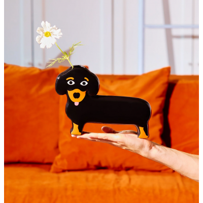 VASE DOG TECKEL