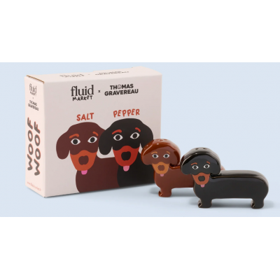 SALT & PEPPER DOG -  TECKEL