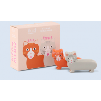 SALT & PEPPER CAT -  CHAT