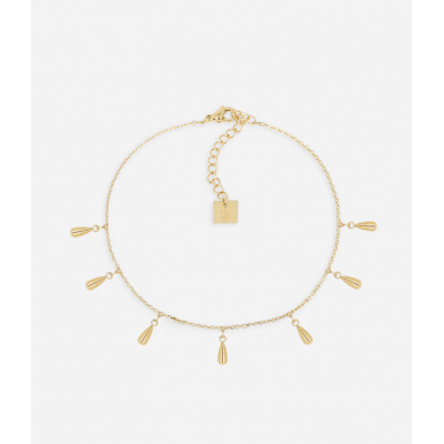 CHEVILLERE–Aradeo–ACIER DORE–21+4cm