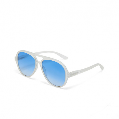 SUNGLASSES - ALESSIO - TRANSPARENT WHITE  - BLUE