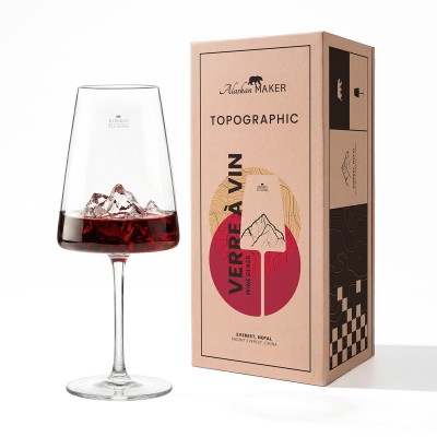 TOPOGRAPHIC VERRE A VIN EVEREST