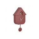 Horloge Modern Cuckoo ABS ocre rouge