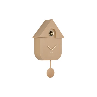 Horloge Modern Cuckoo mocha brown