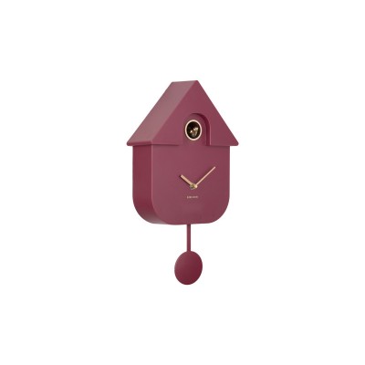 Horloge Modern Cuckoo Earth dark mauve