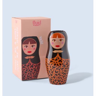 VASE DOLLS LEOPARD