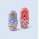 SALT & PEPPER  DOLLS