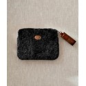 POCHETTE ZIPPEE PANTHERE NOIRE