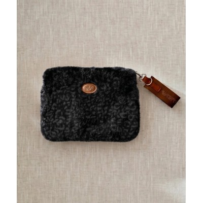POCHETTE ZIPPEE PANTHERE NOIRE