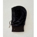 CAGOULE FAUSSE FOURRURE NOIRE