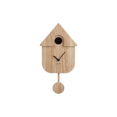 Horloge Modern Cuckoo ABS light wood